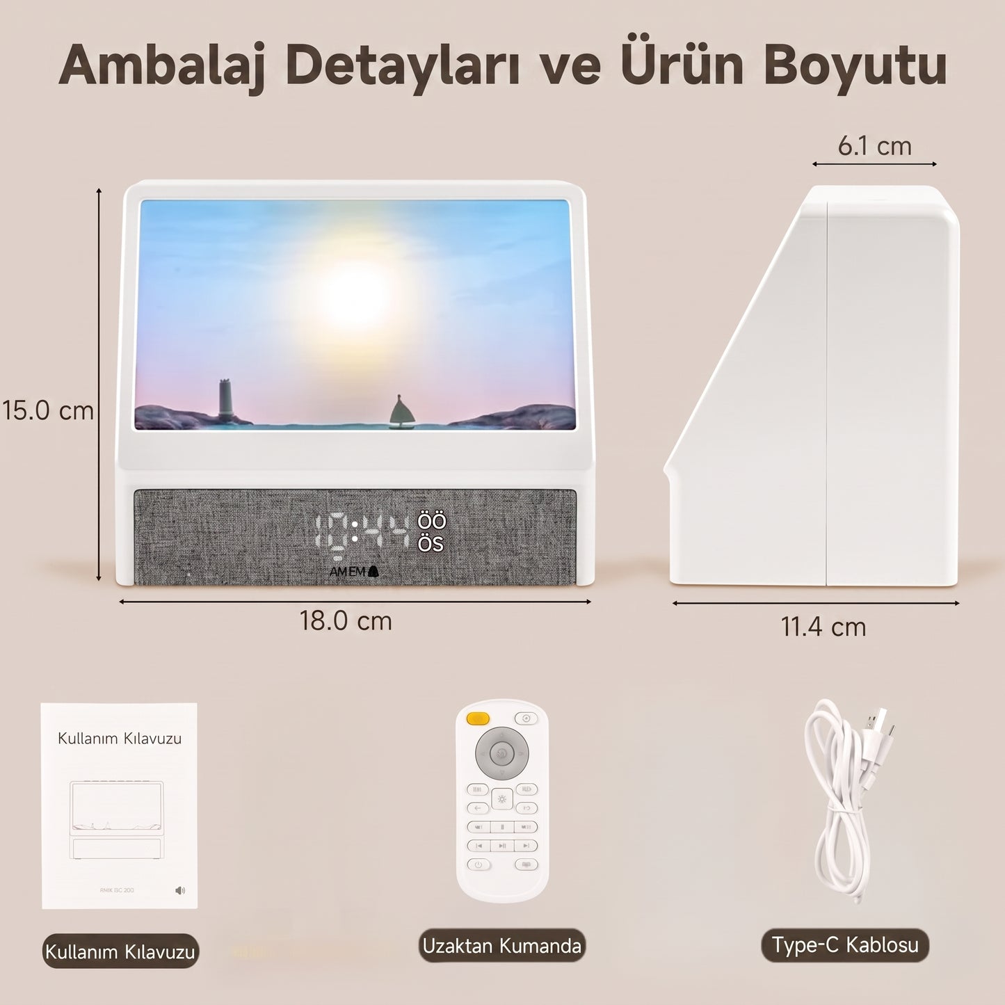 LUMİTOUCH™ – GÜN DOĞUMU IŞIKLI ALARM