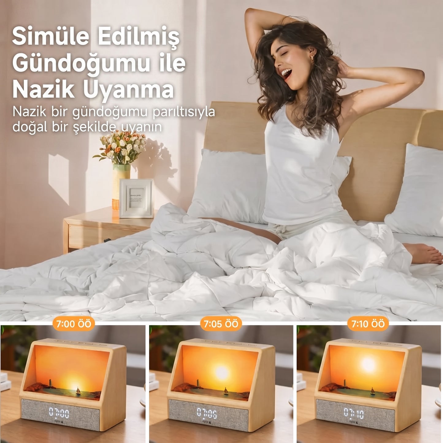 LUMİTOUCH™ – GÜN DOĞUMU IŞIKLI ALARM