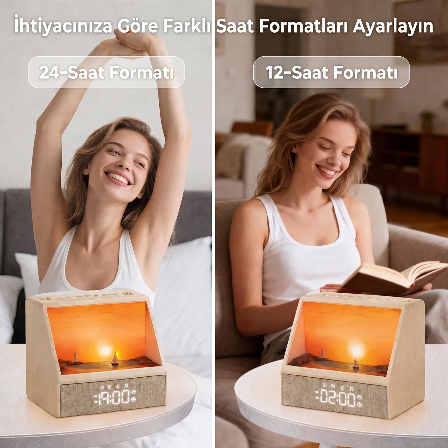 LUMİTOUCH™ – GÜN DOĞUMU IŞIKLI ALARM